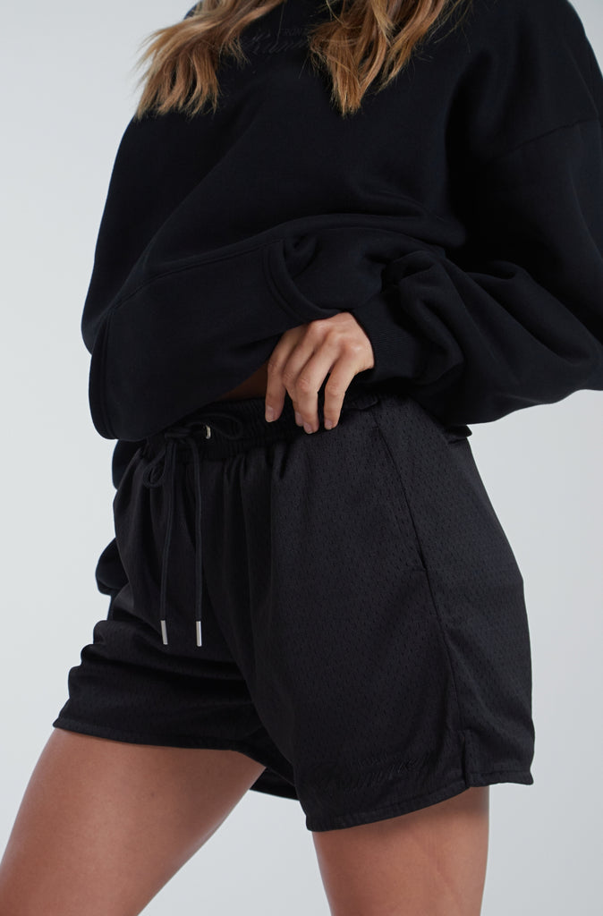Staple Mesh Shorts - Black