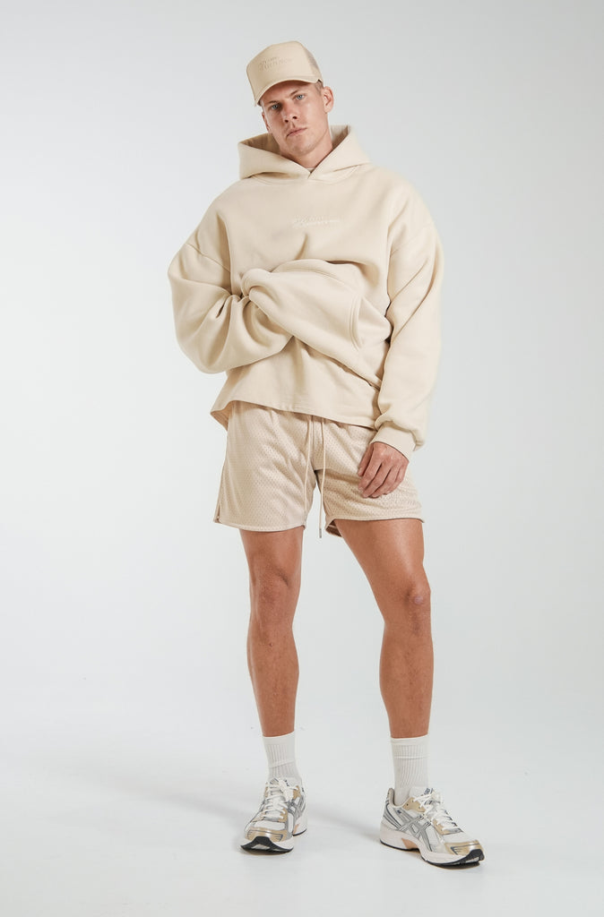 Staple Mesh Shorts - Malt