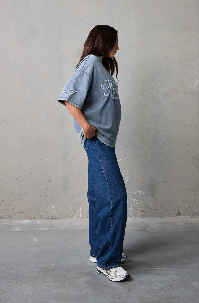 Legends Academy Tee - Denim Wash
