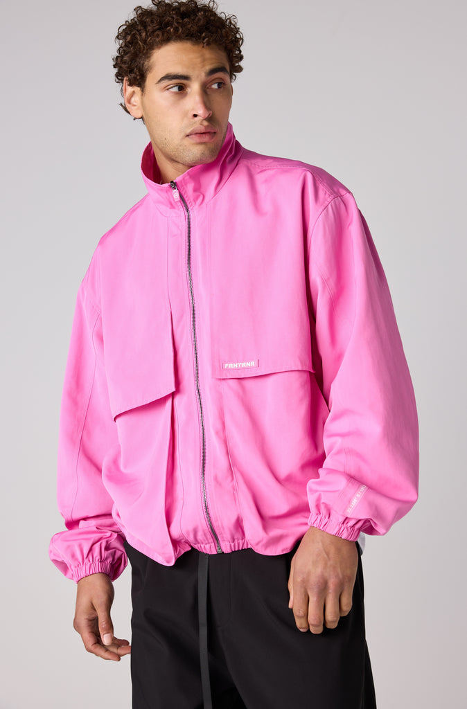 Fracture Bomber Jacket - Bubblegum
