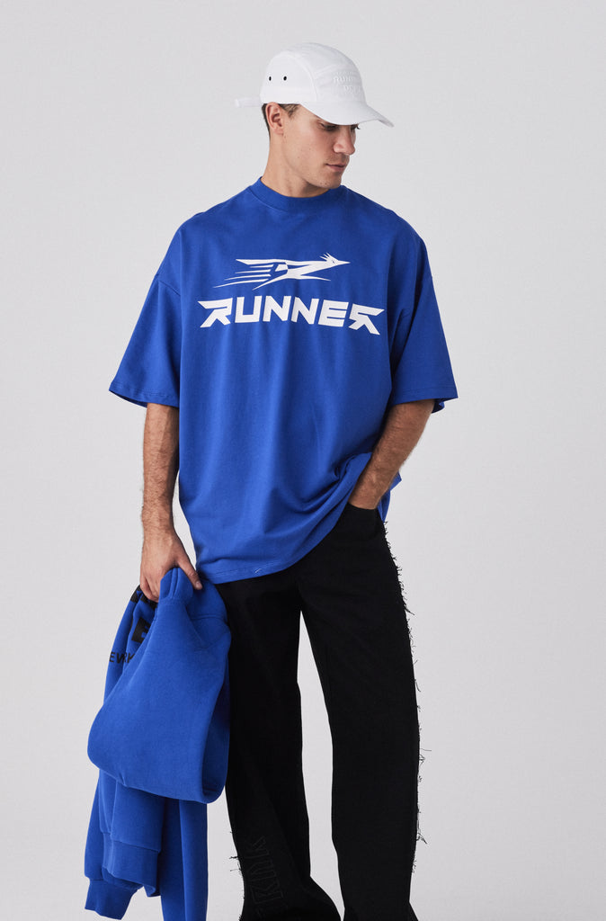 Road Runner Tee - Cobalt