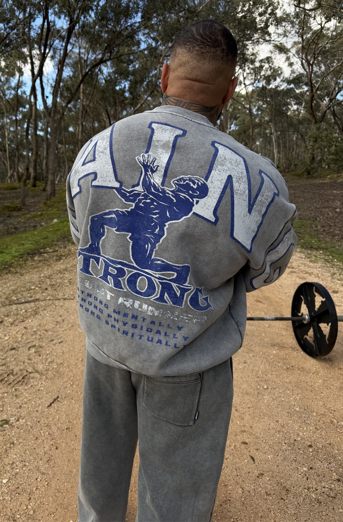 Pillars of Strength Crewneck Concrete