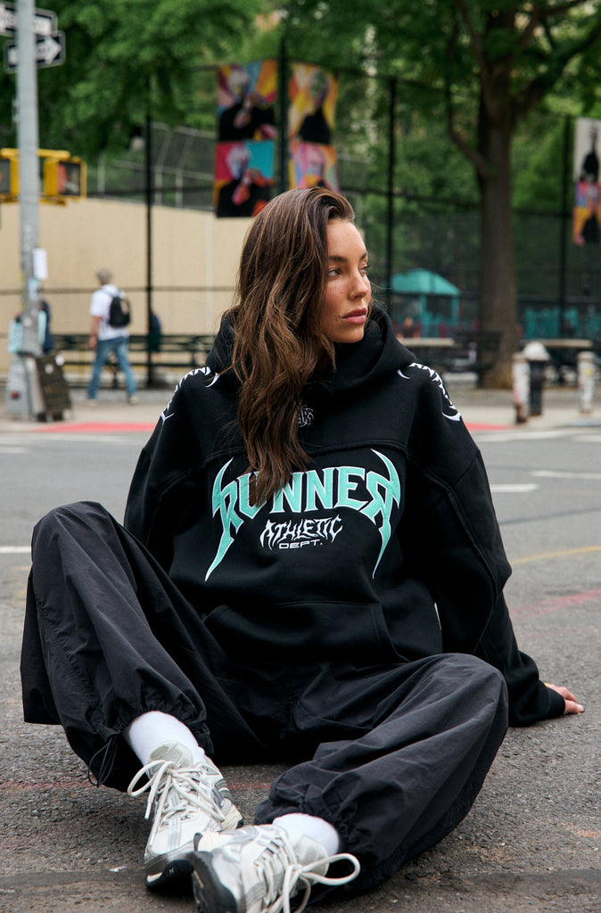 Vortex Hoodie Black Tiffany