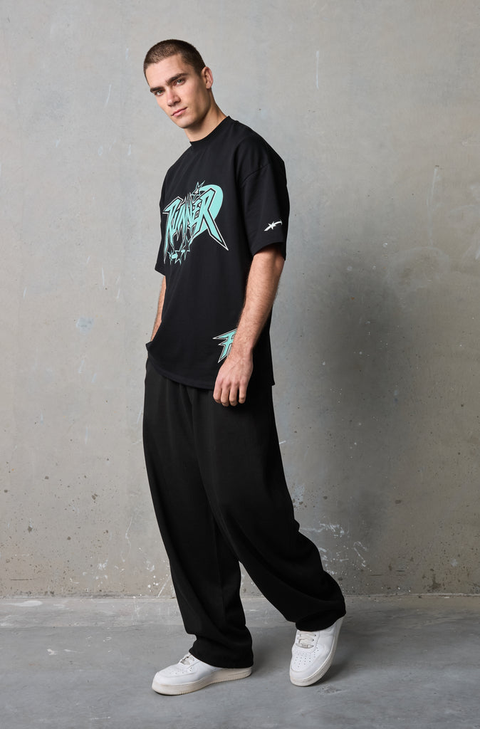 Astro Tee - Black Tiffany