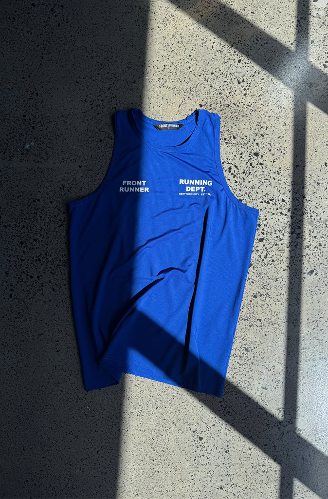 Running Dept Tech Singlet - Cobalt