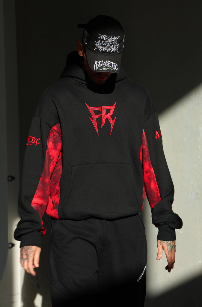 No Mercy Hoodie Black Scarlet