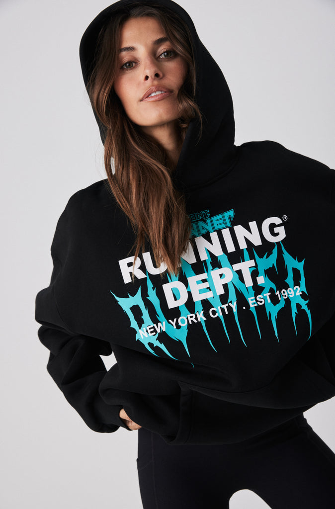 Tribal Dept Hoodie - Black Tiffany
