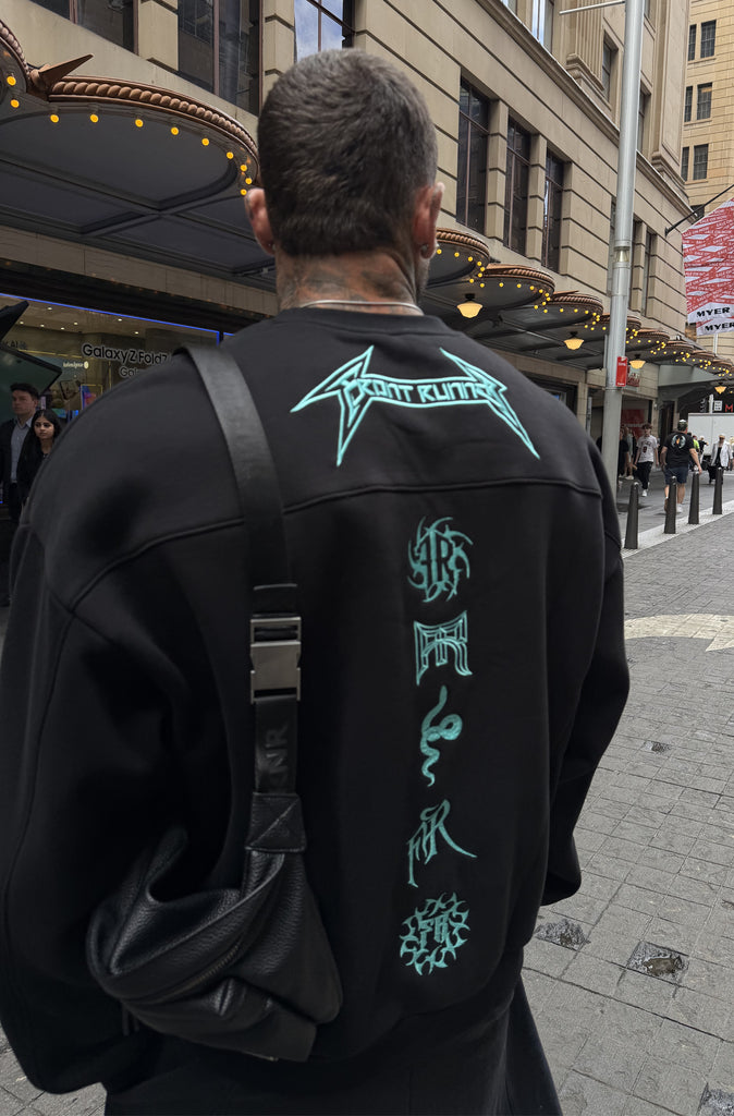 Pyro Crewneck Black Tiffany [men]