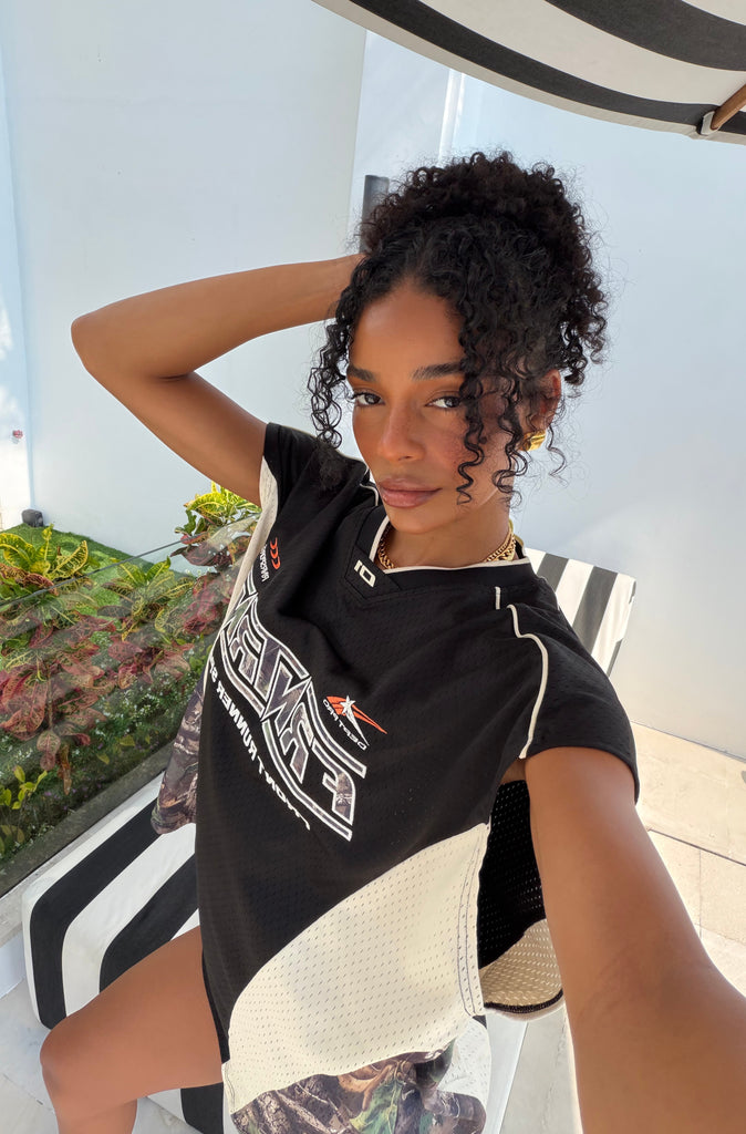 Gridlock Sleeveless Jersey Black Camo