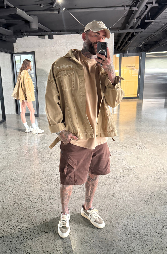 Viper Harlow Denim Jacket - Tan