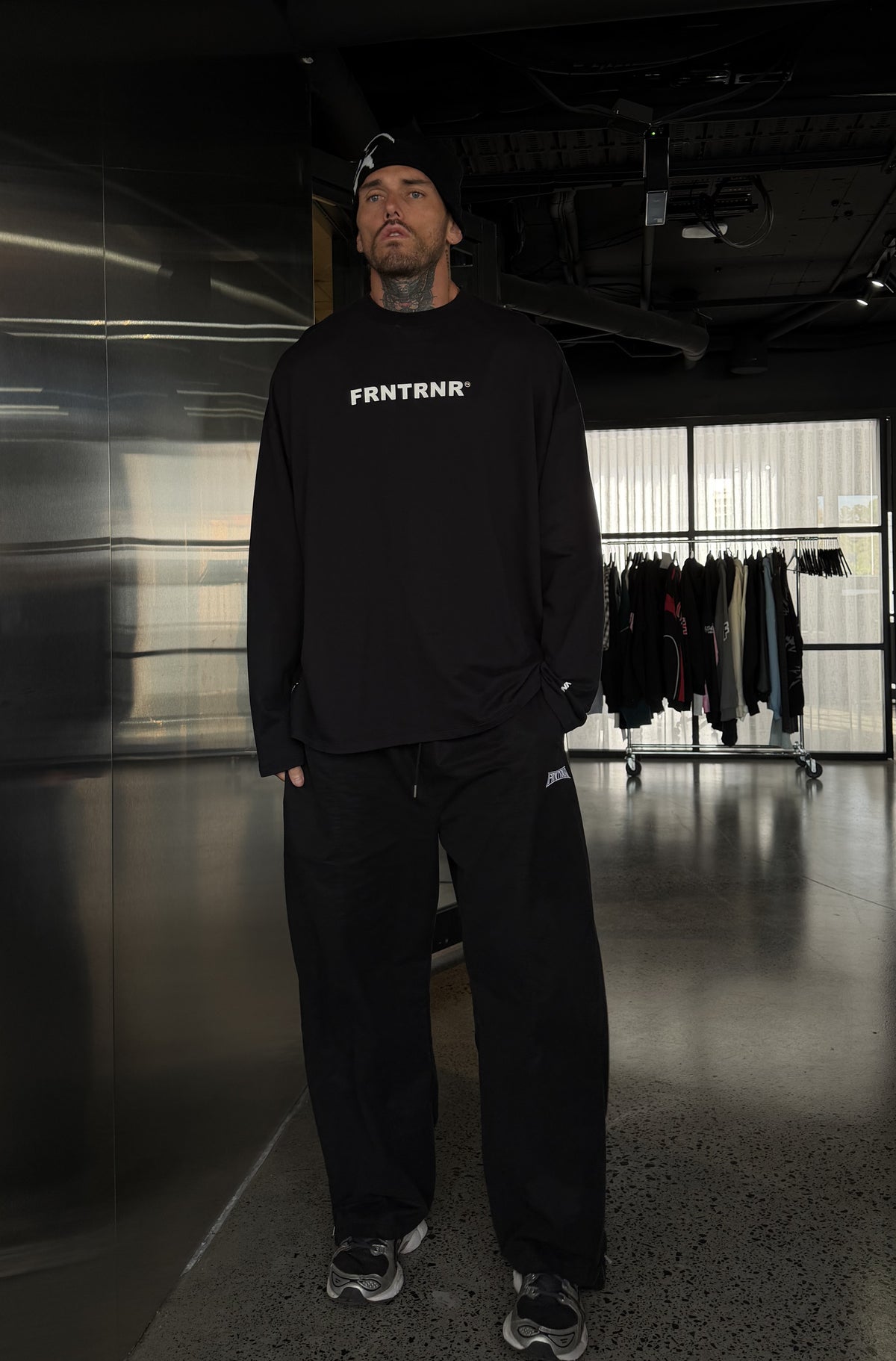 FRNTRNR L/S Tee Black [men]