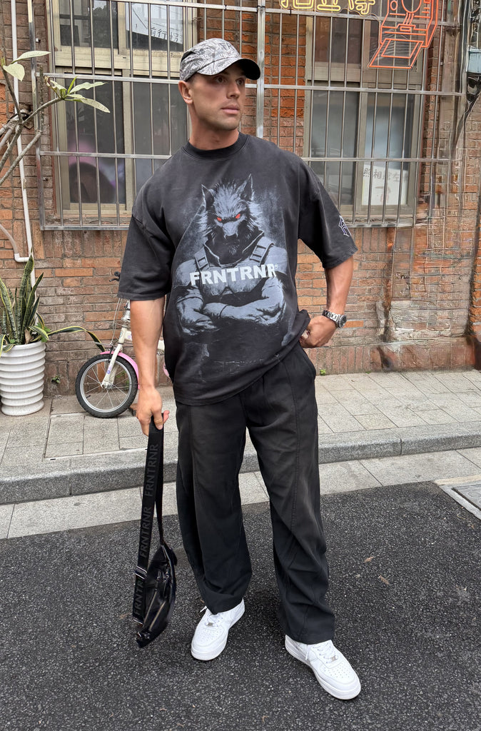 Hunting Season Tee Washed Black
