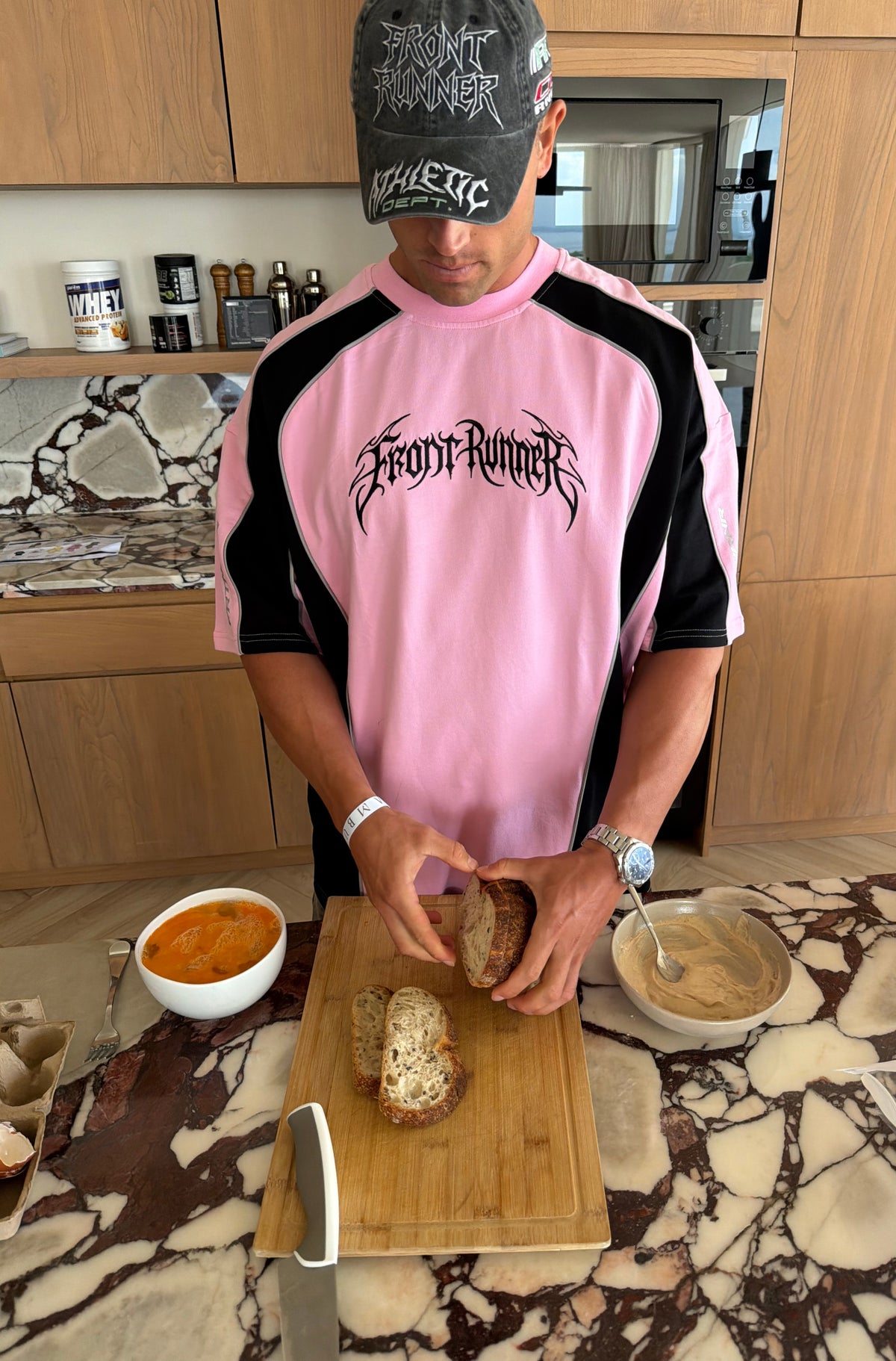 Fluid Panel Tee - Candy - Hover