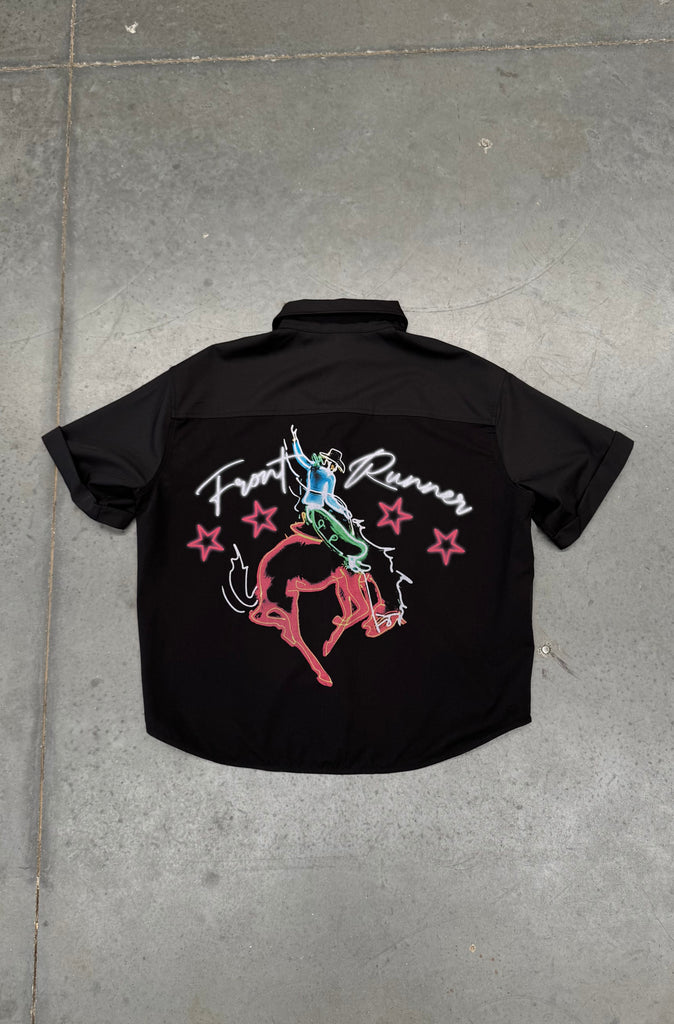 Neon Cowboy Shirt - Black