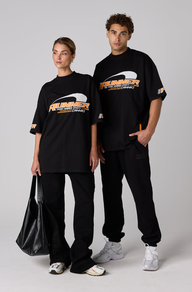 Circuit Tee - Black Mandarin