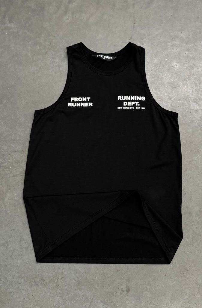 Running Dept Singlet - Black