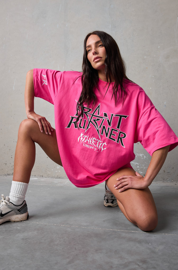 Heavy Medal Tee - Flamingo