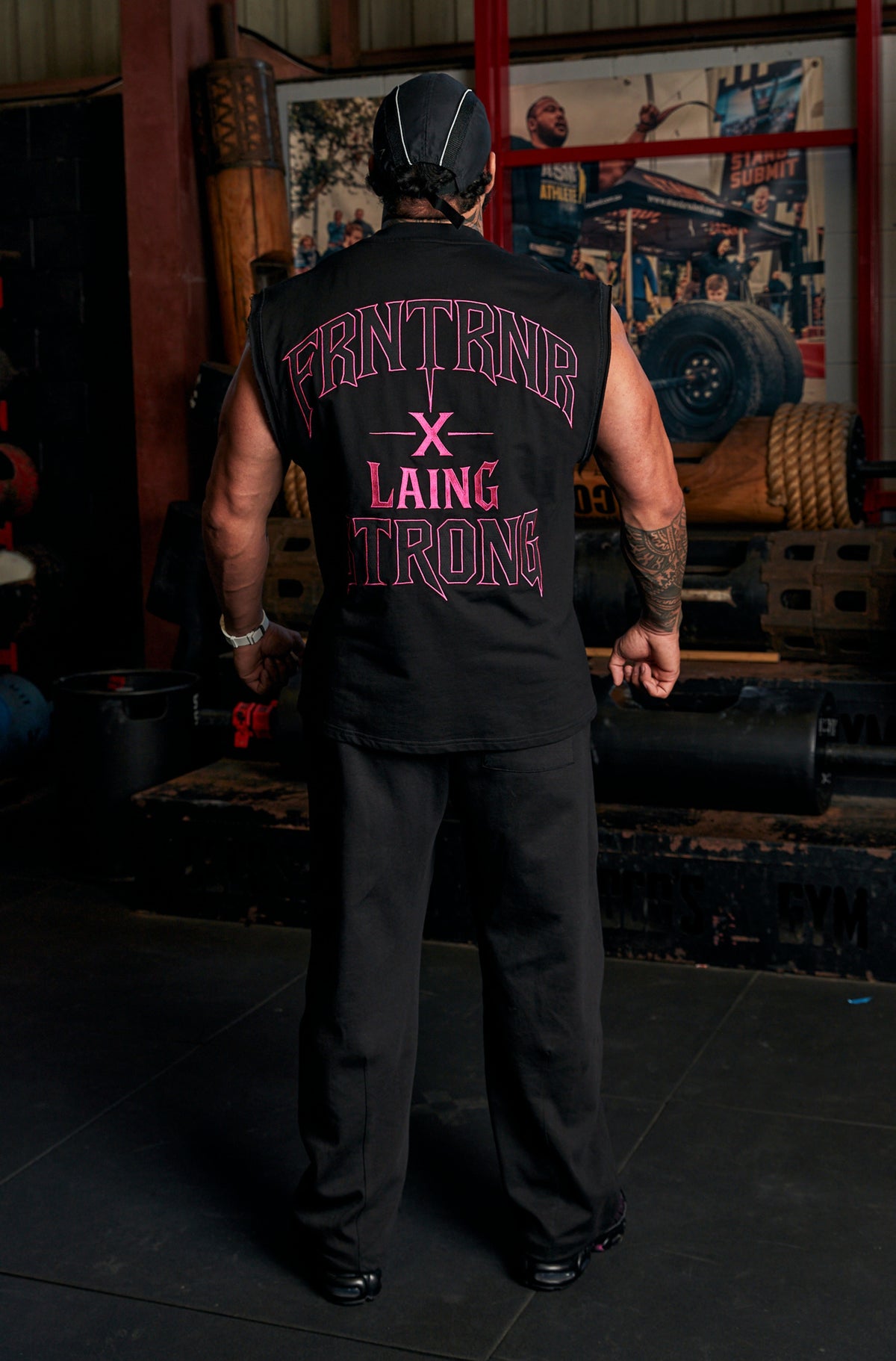 FR X LS Tank - Black Flamingo - Men