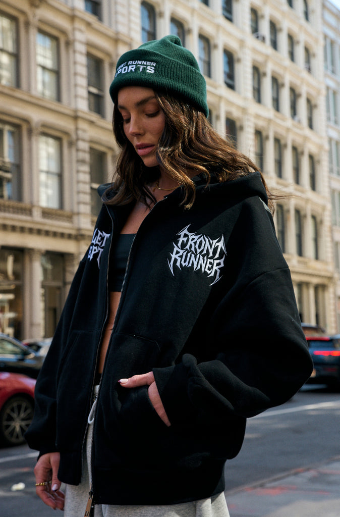 Sigil Zip Hoodie Black