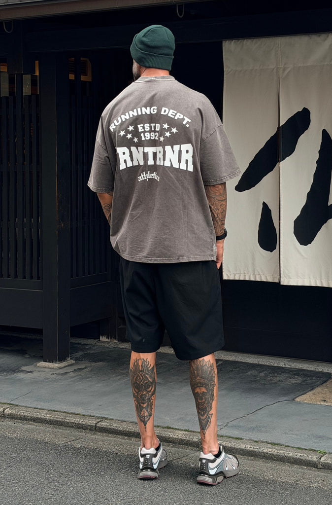 FRNTRNR ESTD Tee Washed Choc