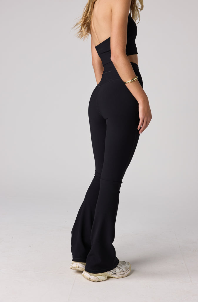 FRNTRNR Ribbed Flare - Black
