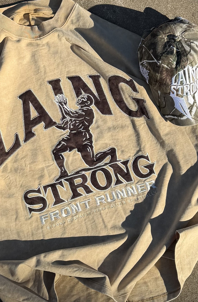 Strongman Legacy Tee Tan Wash
