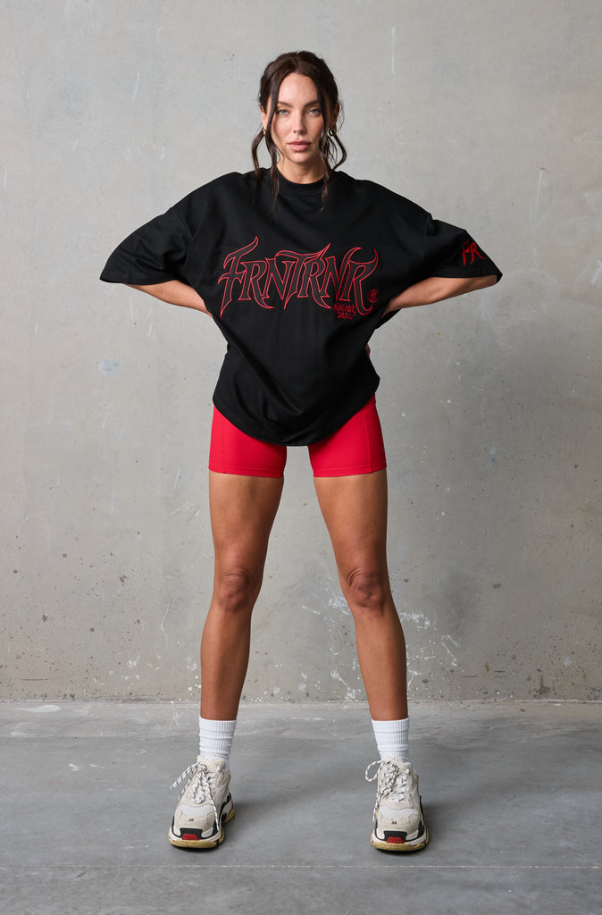 Thorned Legacy Tee - Black Red