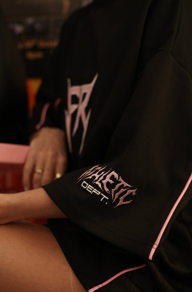 No Mercy Jersey - Black/Candy