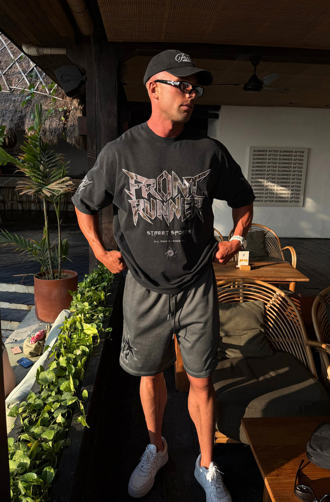 No Mercy Tee Washed Black Camo