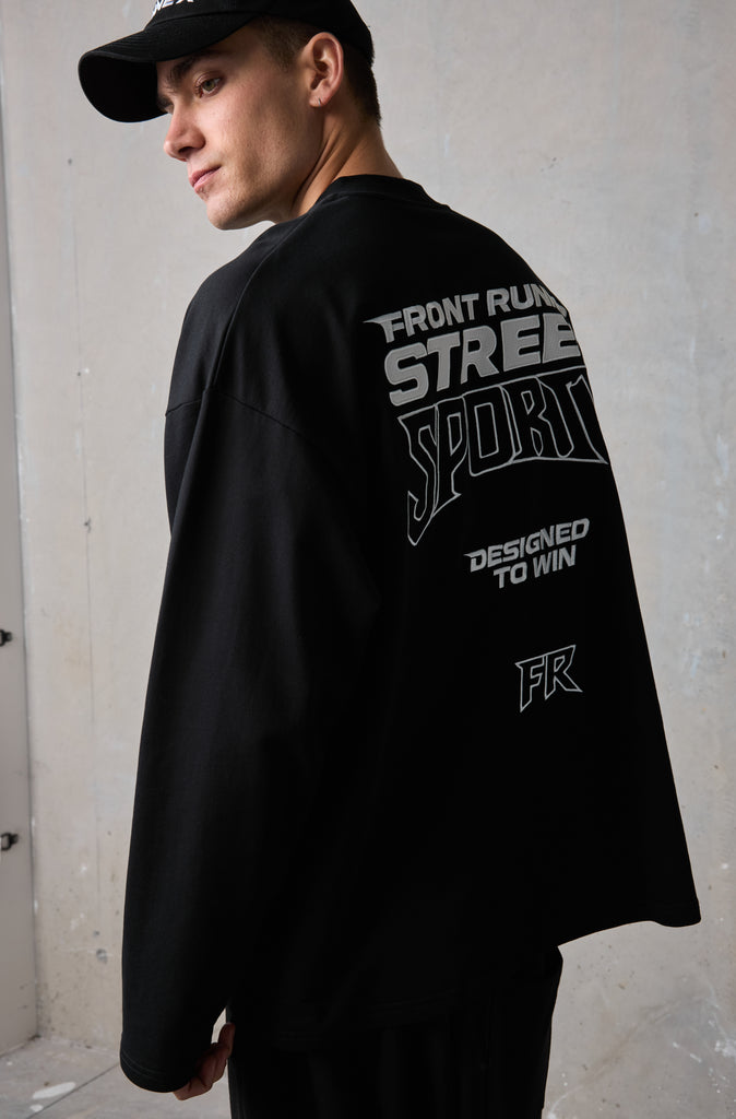 Street Sports L/S Tee - Black