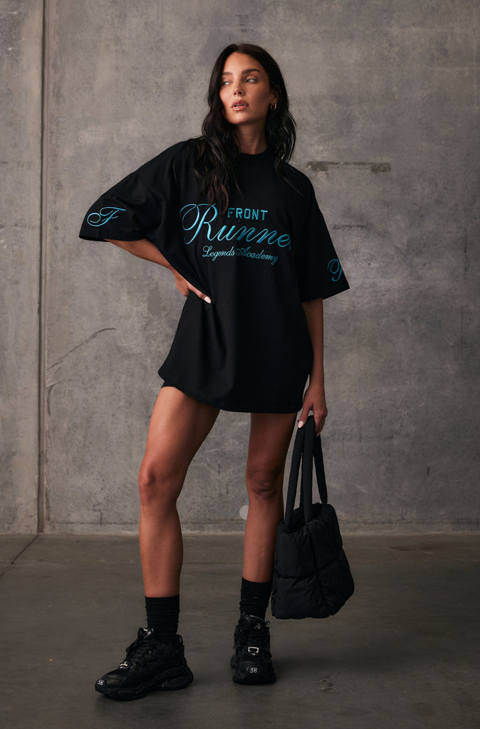 LA Tee - Black & Teal