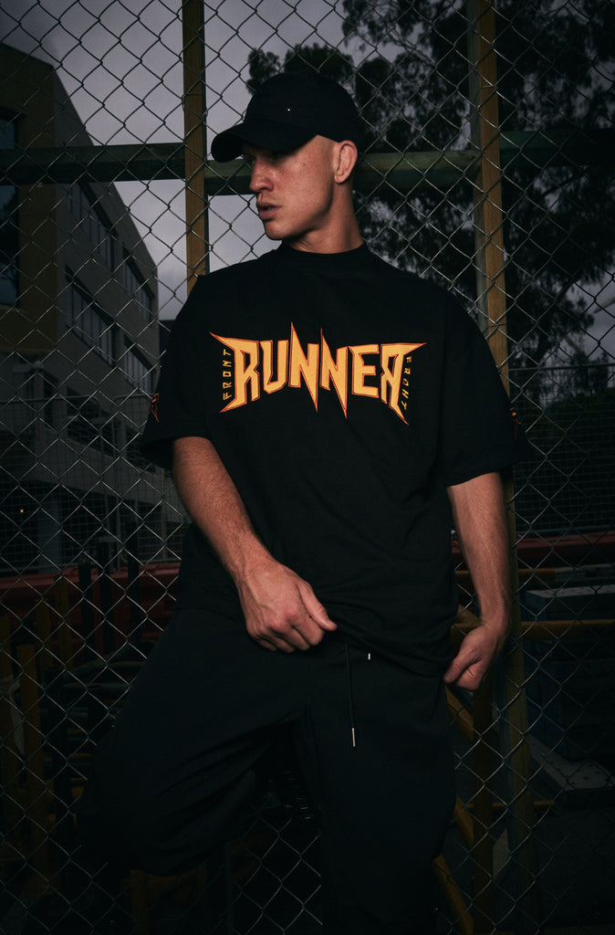 Bolt Tee - Black Fire