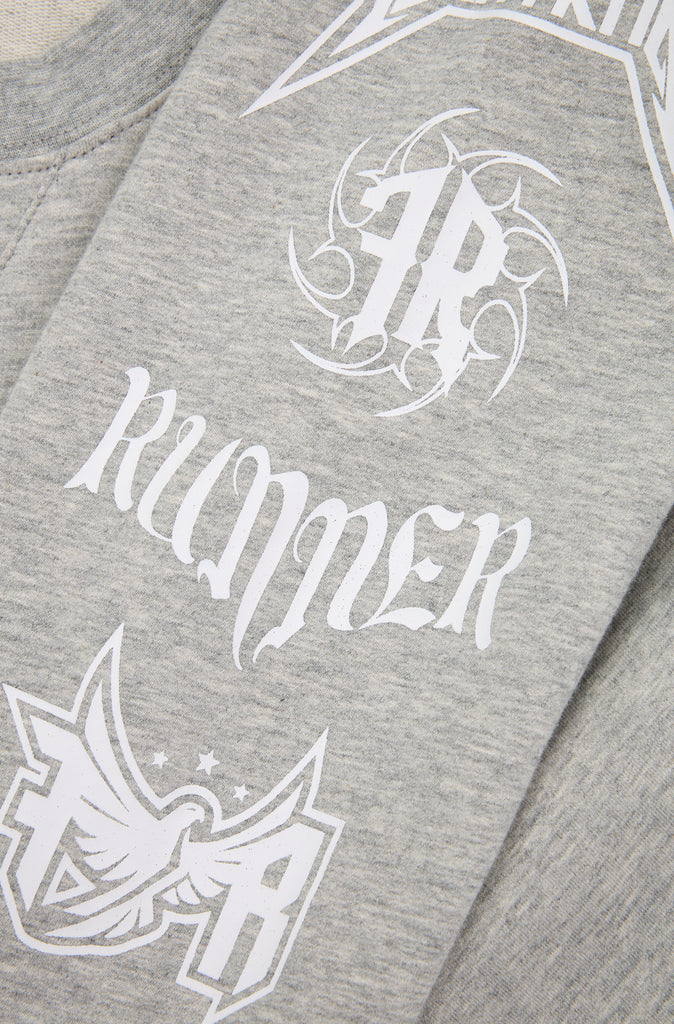 H.O.D Long Sleeve - Grey Marle