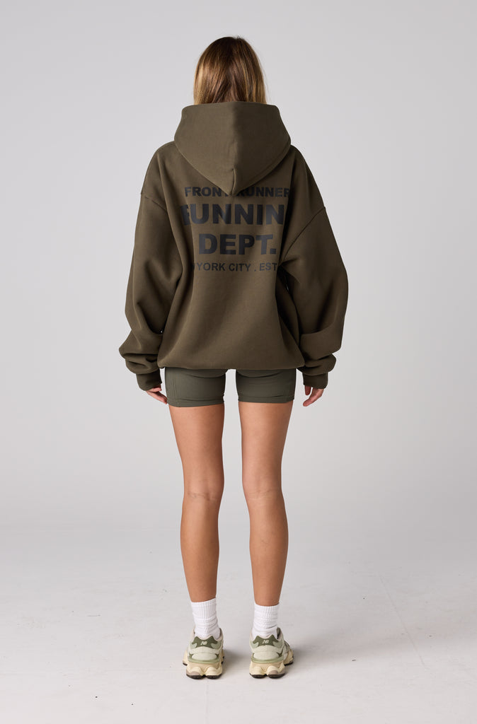 Running Dept Hoodie - Khaki