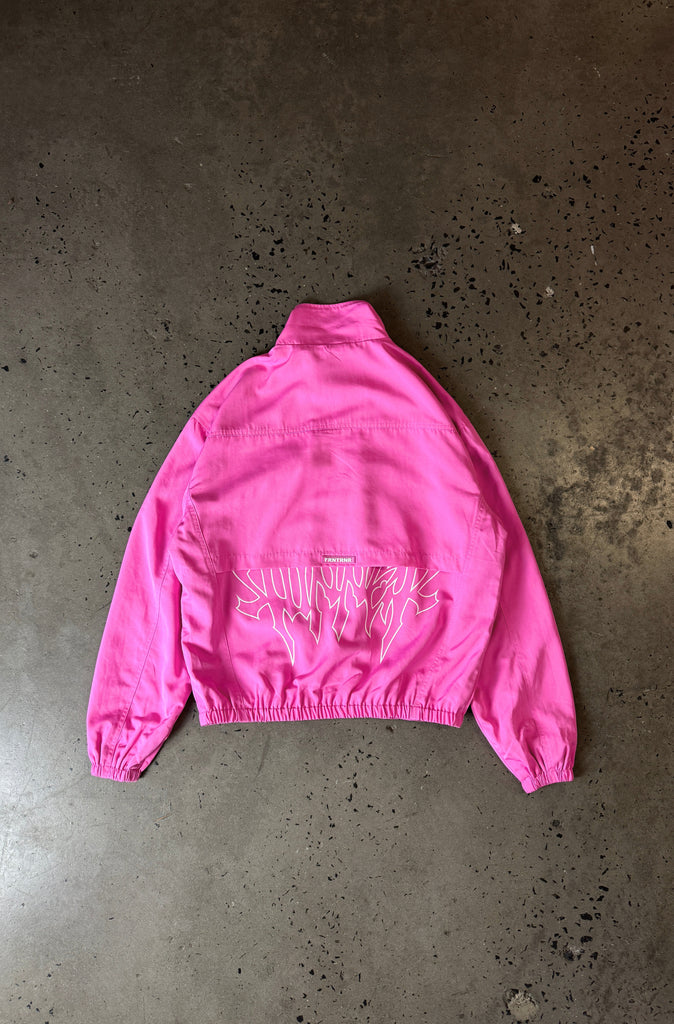 Fracture Bomber Jacket - Bubblegum
