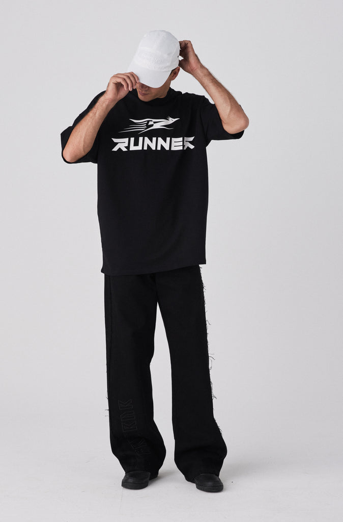 Road Runner Tee - Black & White