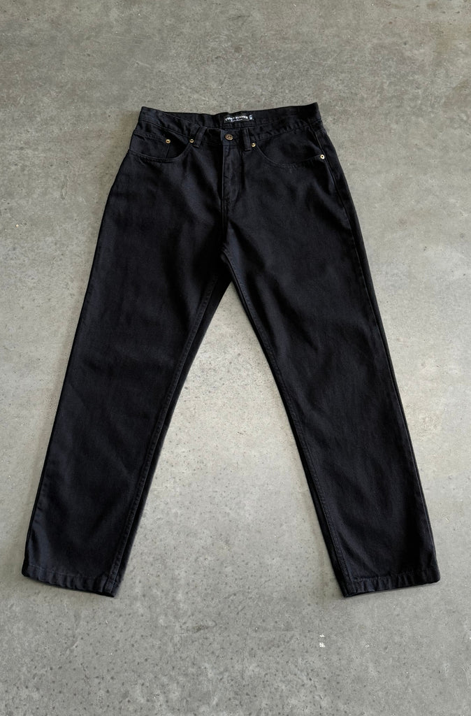 Straight Leg Denim - Black