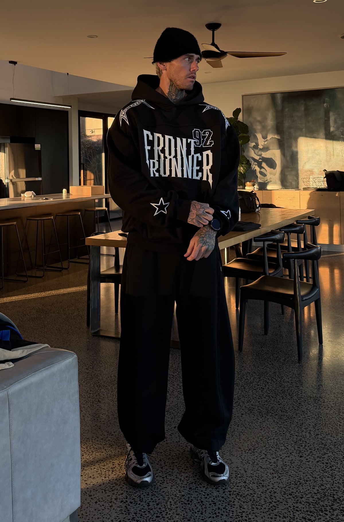 Pyro Hoodie Black [men]