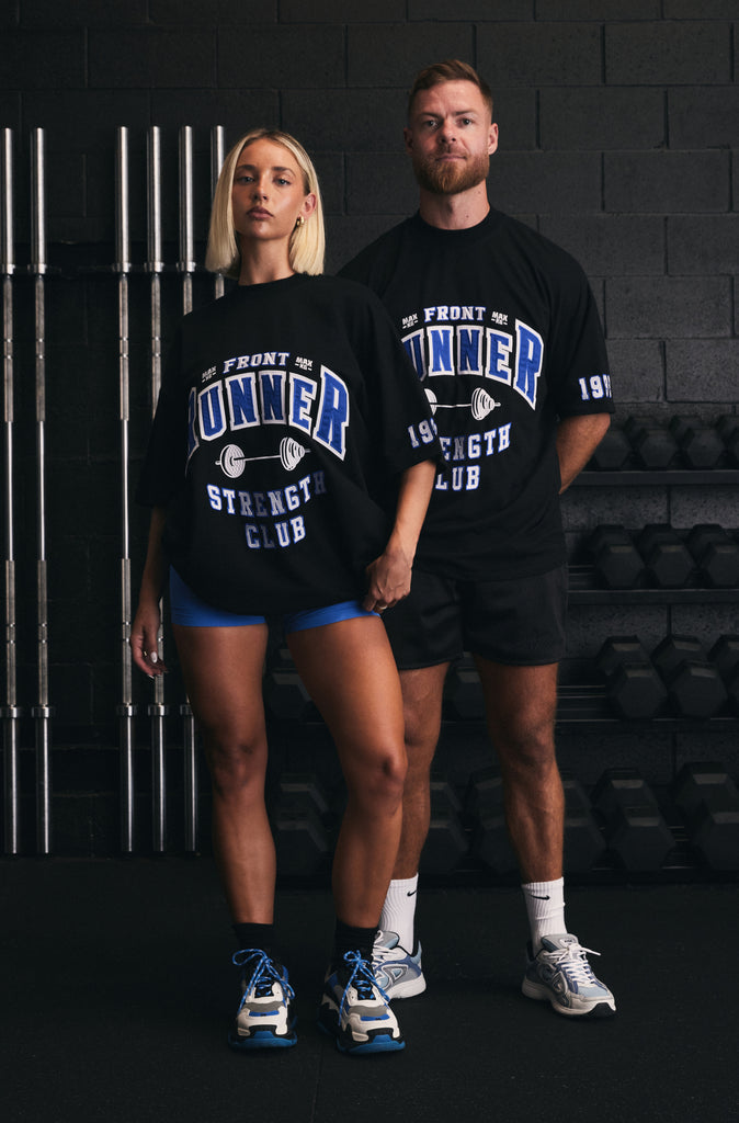 Strength Tee - Sapphire Black