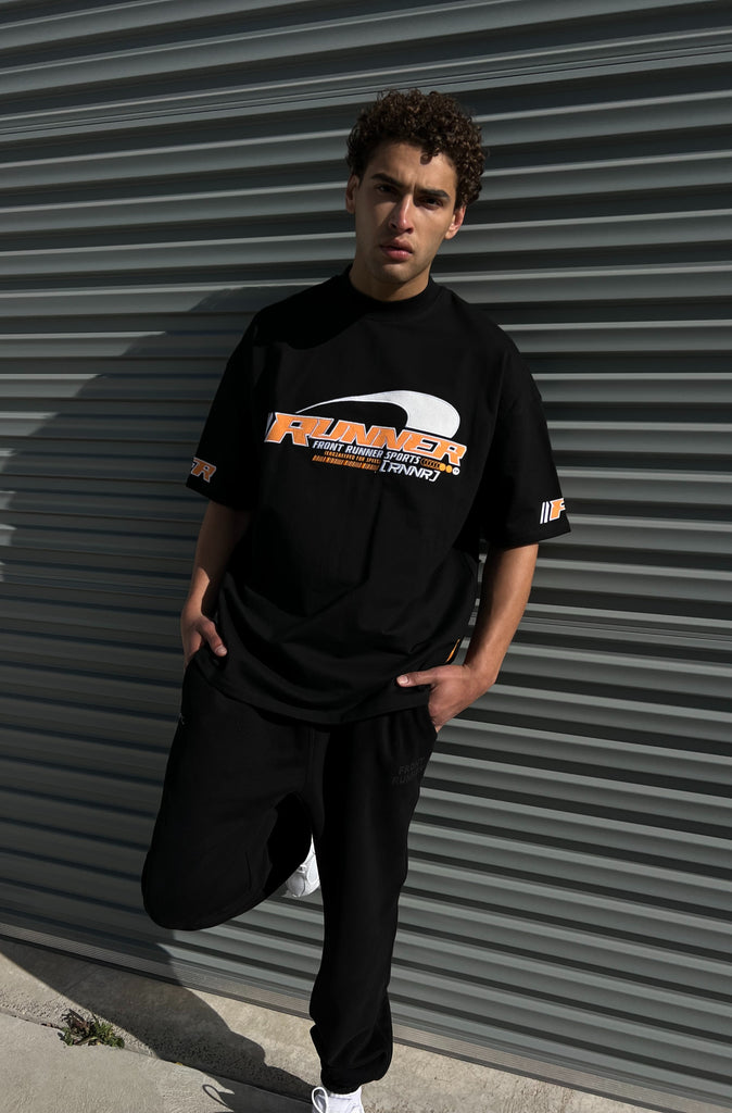 Circuit Tee - Black Mandarin