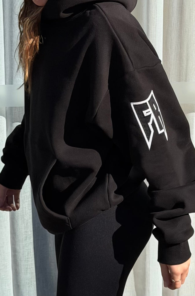 Razor Hoodie Black Tiffany