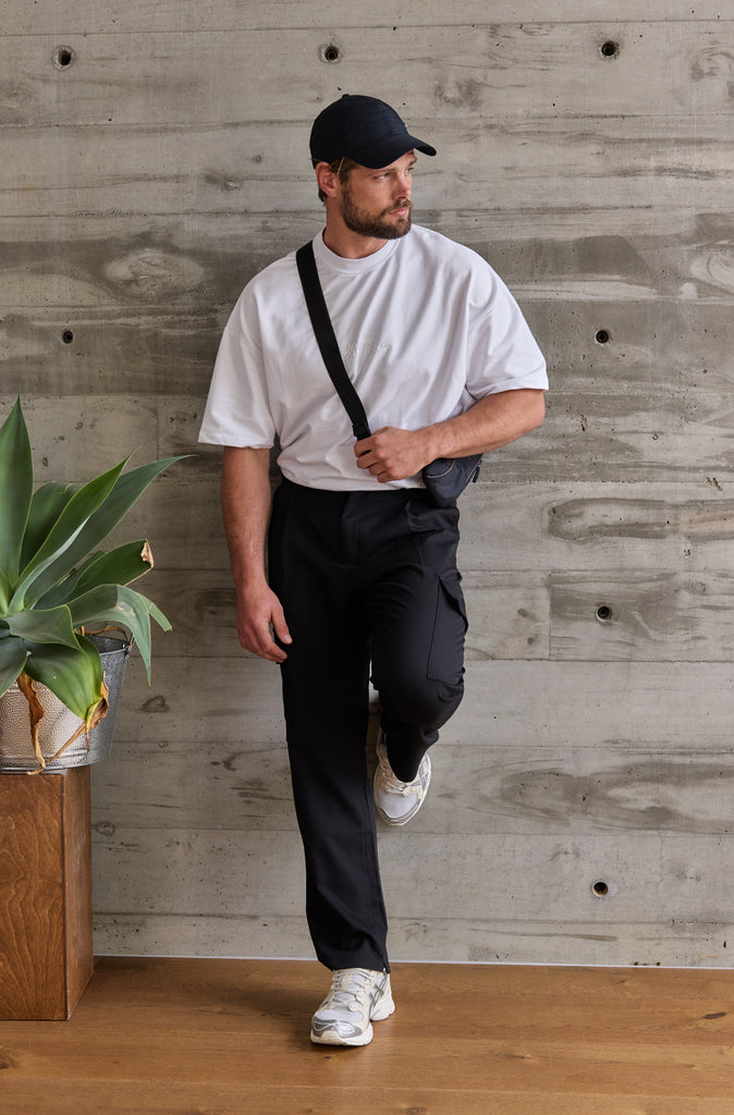 Tailored Cargo Pant - Black