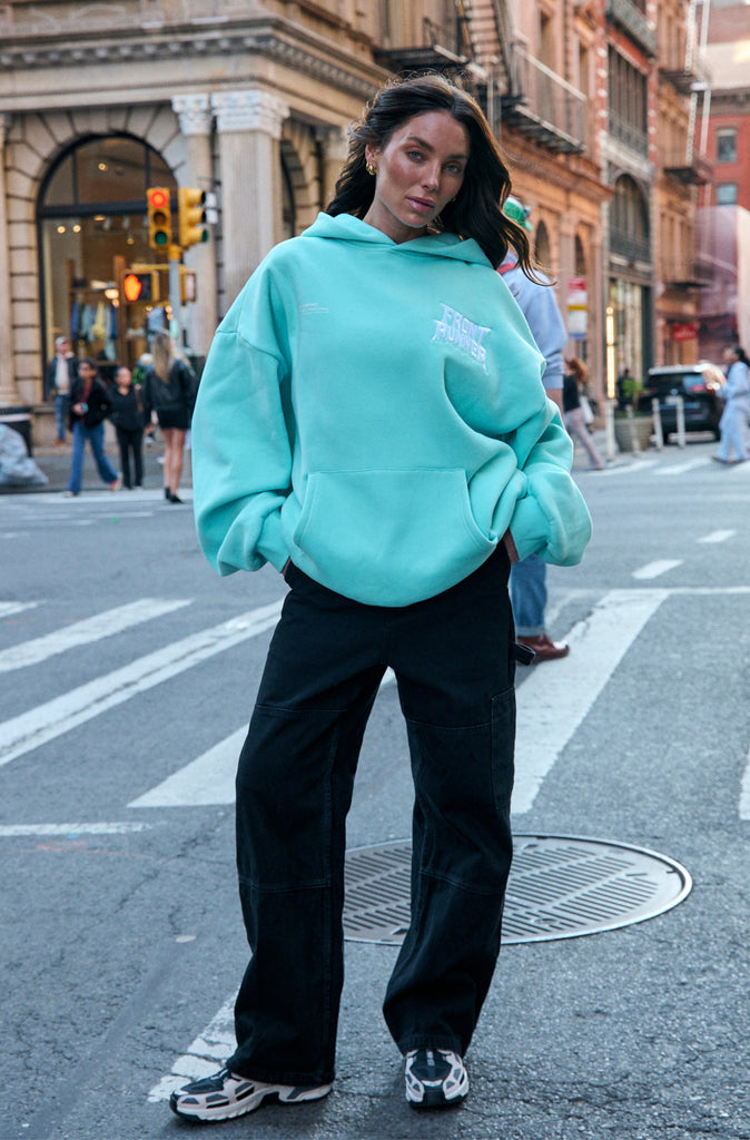 Collusion Hoodie Ice Blue