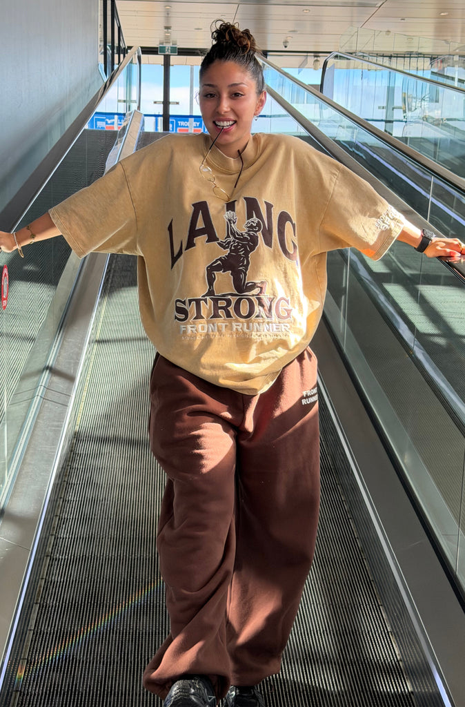 Strongman Legacy Tee Tan Wash