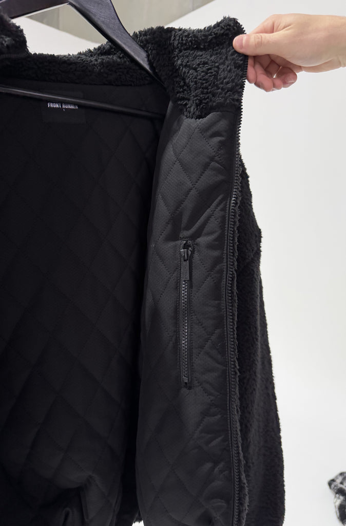 FR Hooded Sherpa Jacket Black