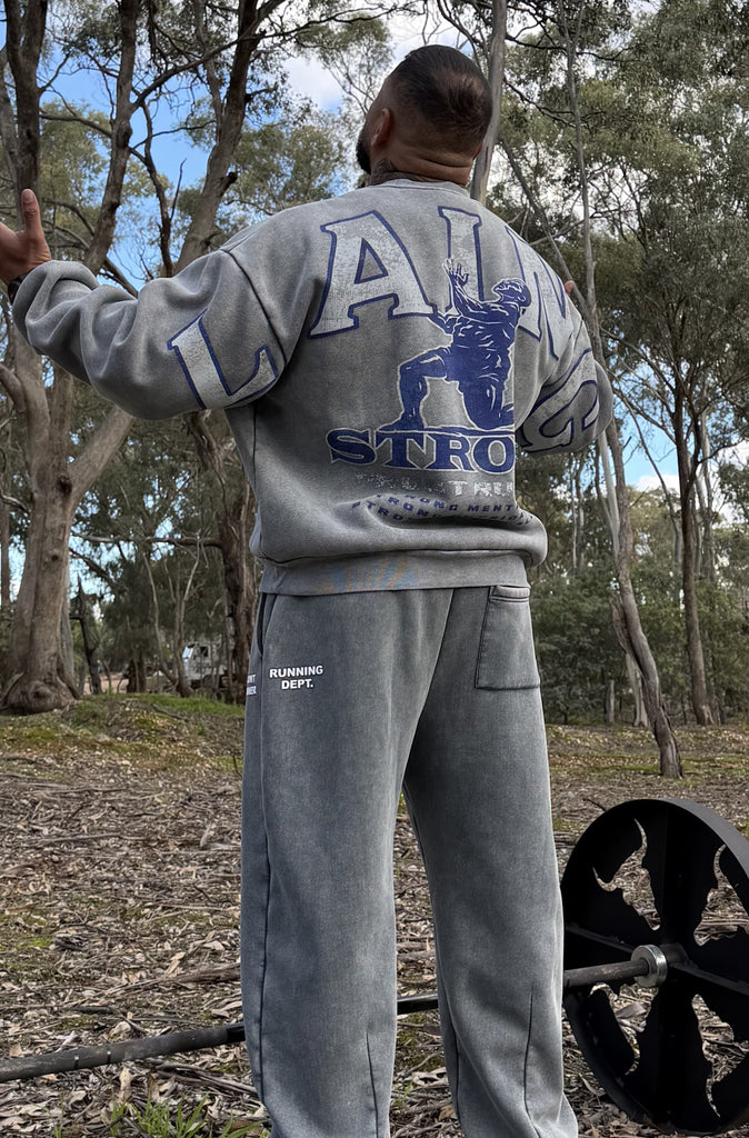 Pillars of Strength Crewneck Concrete