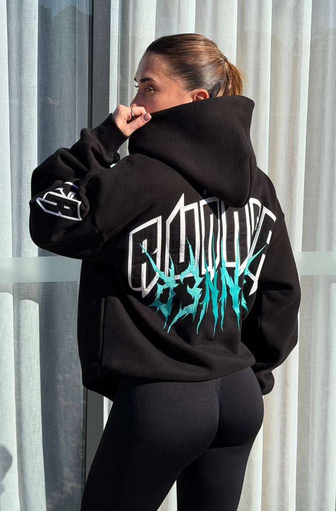 Razor Hoodie Black Tiffany
