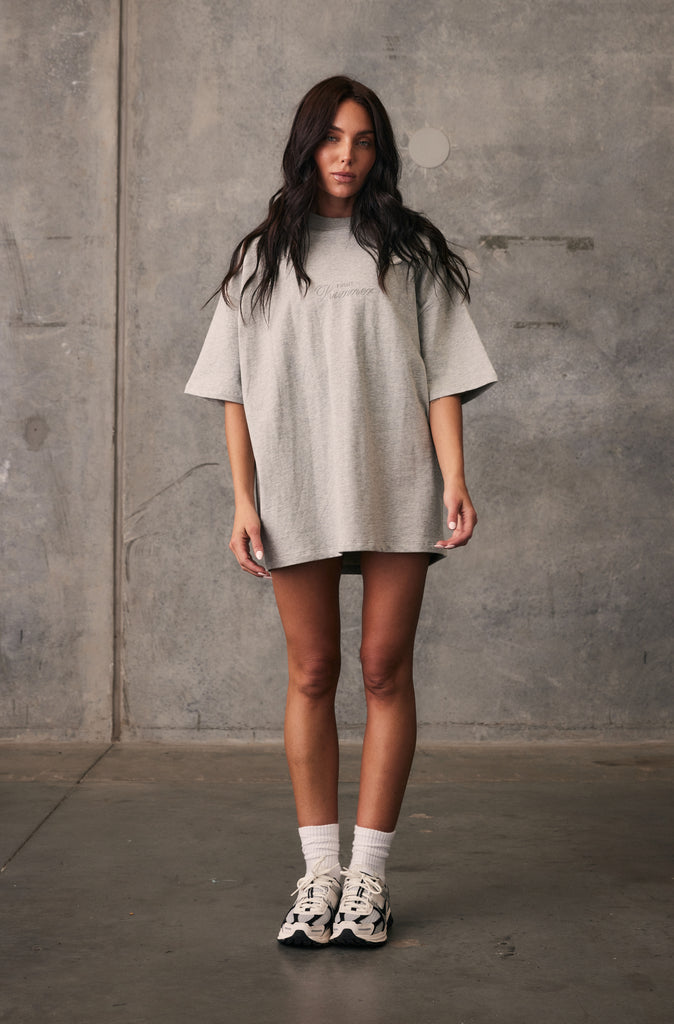 Staple Tee - Grey Marle