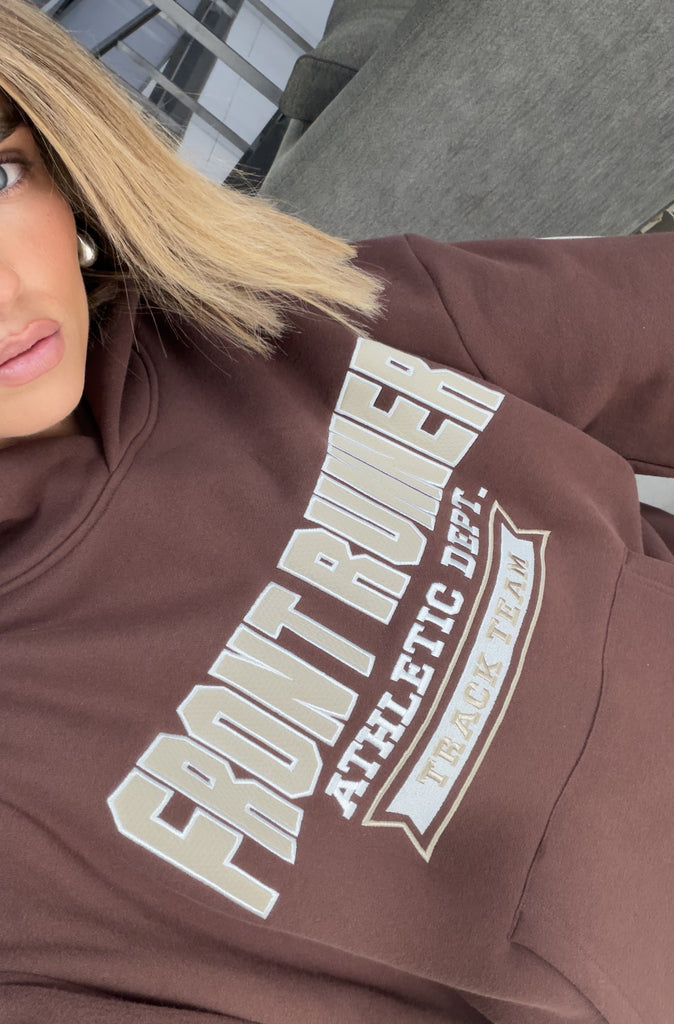 Athletic Department Hoodie Choc Malt