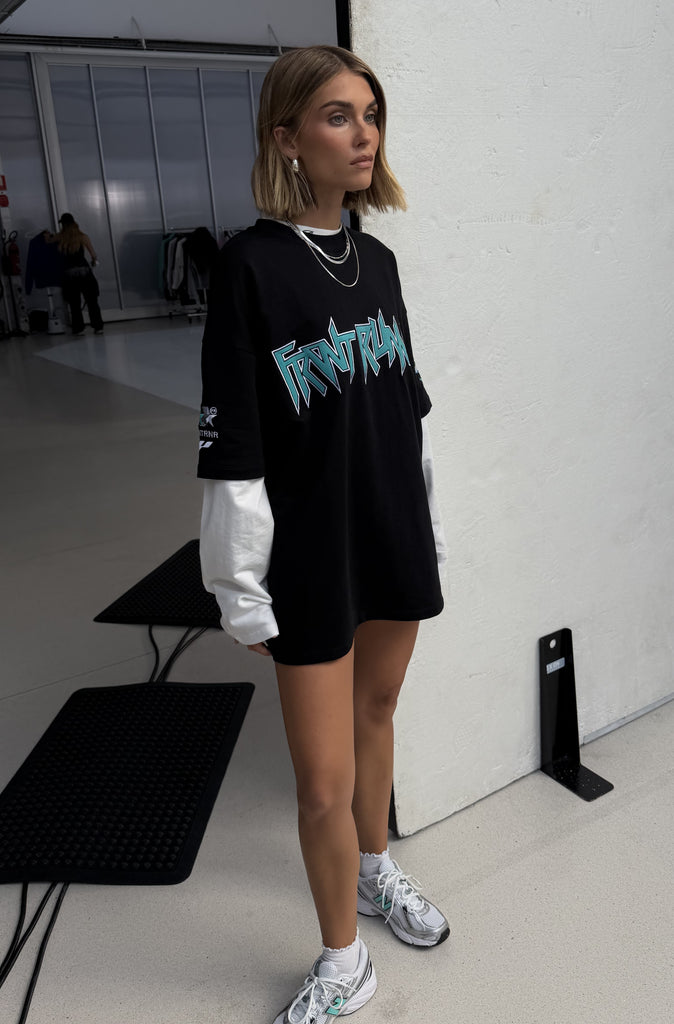 Hybrid Tee Black Tiffany